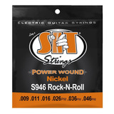 Encordoamento Guitarra Sit 009 Power Wound Rock N Roll S946