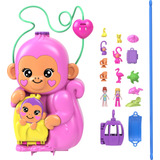 Polly Pocket Dolls & Playset With Pets & 13 Accessories, 2-.