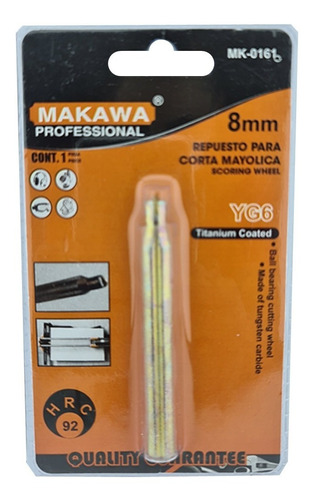 Rodel Repuesto Para Cortadora De Ceramica 8 Mm Makawa