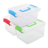 Caja Organizadora  5.6 Litros Transparente 25x17.5x13 Cm