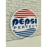 Vintage Pepsi Perfect Letrero De Metal Estilo Antiguo
