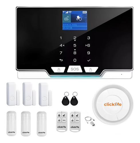 Alarma Panel Negocio Gsm Wifi Inalambrica Kit Touch / App