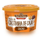 Pasta De Castanha De Caju Com Cacau Dacolônia 200g