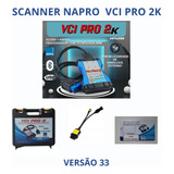 Scanner Napro Vci Pro Versão 20 + Cabo Fiat + Ad. Bluetooth