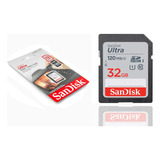 Sandisk Tarjeta De Memoria Ultra Sdhc Uhs-i  32 Gb  120 Mb/s