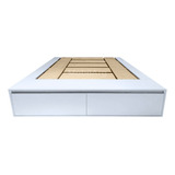 Cama Box Sommier 2 Plazas 4 Caj + Zapatero King 180m Cuo