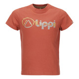 Polera Niño Lippi Logo  Uv-stop  Terracota