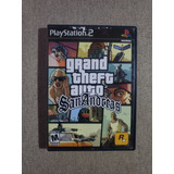 Gta San Andreas Ps2 - Primera Edicion Completo Con Mapa 