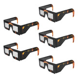 Gafas Para Eclipse Solar Certificadas Skyshop (5 Pz)
