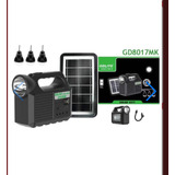 Kit De Lámpara Solar Con Cargador De Celulares 