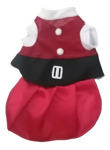 Vestido Navidad Para Mascotas Perro O Gato Hembra Talla 1 A5