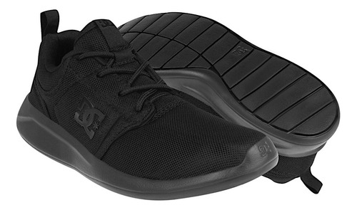 Tenis Joven Dc Shoes Adjs700058bb2 Textil Negro 