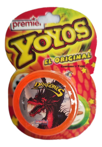 Yoyo Premier Original Naranja Versión Dragones Rojo Yo-yo