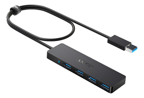 Hub Usb - Anker - 4 Port Usb 3.0 - Slim - Pc/mac