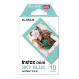 Filme Instantaneo Fujifilm Instax Sky Blue Com 10 Poses