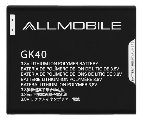Pila Bateria Gk40 Para Motorola Xt1603 Xt1607 Xt1609