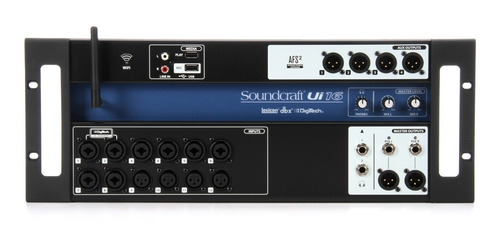 Kit Mesa De Som Profissional Soundcraft Ui16 C/bag Wi-fi Usb