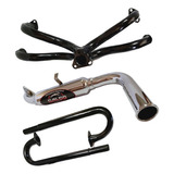 Escape Header Vocho/combi Motorfull Completo Cromo + Regalo 