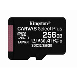 Tarjeta De Memoria 256gb Kingston Micro Sd Canvas Select