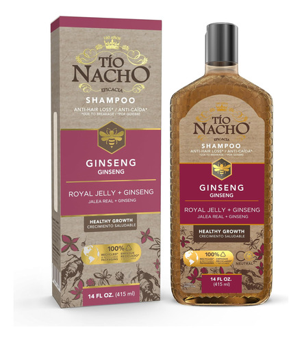 Tio Nacho Shampoo Ginseng Con Jalea Real