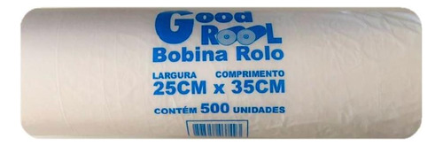 Bobina Plástica Picotada 25x35 - 500 Unidades | Multiuso