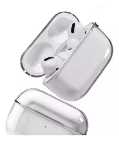 Funda Case De Silicon Transparente Compatible AirPods Pro 