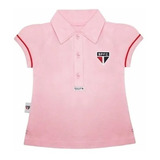 Camisa Polo Infantil Rosa Do São Paulo  Oficial 