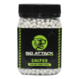 Munição Airsoft Bbs Esfera 6mm Bio Attack Sniper Dmr 0.43g