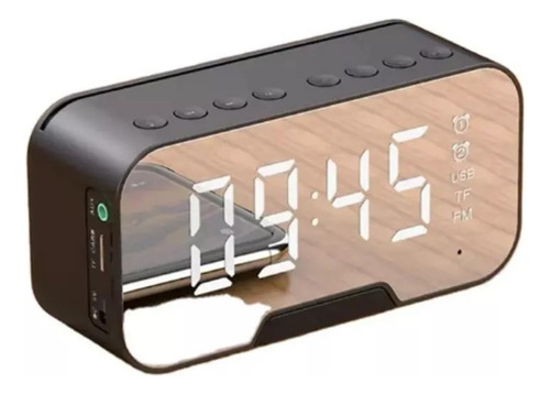 Despertador Reloj Digital Radio Fm Bluetooth Alarma Doble
