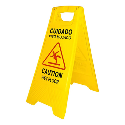 Señalamiento Piso Mojado  Letrero Cuidado Piso Mojado  | MercadoLibre
