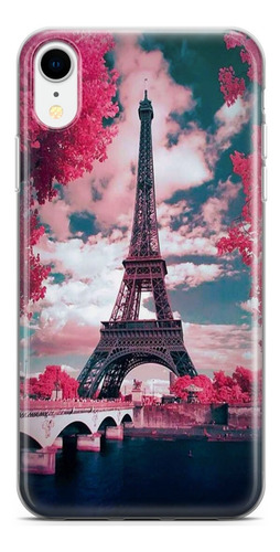 Capinha Para Celular Capa Paris Torre Eiffel Rosa