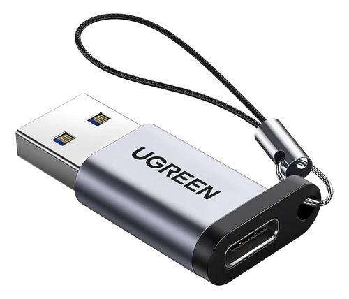 Adaptador Ugreen Aluminio Usb C A Usb 3.0 + Correa