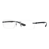 Óculos De Grau Ray-ban Rb8724 1000 56x17 145 Liteforce