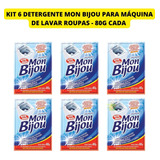 Kit 6 Und Mon Bijou Detergente Para Máquina De Lavar Roupas