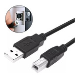 Cabo Para Impressora Usb 2.0 Epson Hp Canon 1,5 Metros 