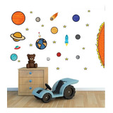 Vinilos Infanties Espacio Exterior Planetas - 25 Figuras 