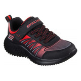 Zapatilla Niño Bounder Zatic Negra Skechers