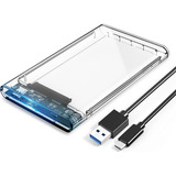 Hard Drive Case 2.5 Usb 3.0 Hdd Ssd Sata I/ii/iii 2tb Type C