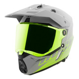 Casco Para Moto Joe Rocket Rkt 26 Solar Flare Gris/ Hivis