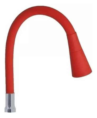 Repuesto Pico Canilla Griferia Flexible Cono Silicona Rojo