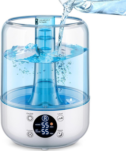 Humidificador Ultrasónicos Niebla Fría 3.5 Litros Para Hogar