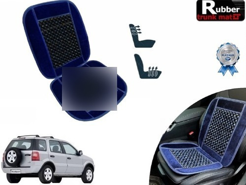 Cubre Respaldo Azul Asiento Bolitas Ecosport 2006