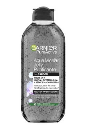 Garnier Skin Active Agua Micelar Carbón Y Ácido Salicílico