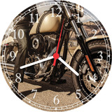 Relógio De Parede Grande 40 Cm Motos Decorar Interiores
