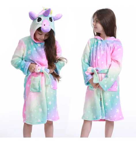 Pijama De Bebé Para Adolescentes Y Niñas, Batas Para Niños K