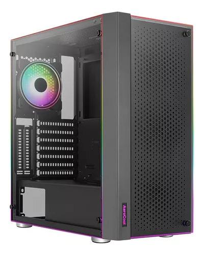 Caja Atx Aerocool Skribble Rgb Caja Atx Gamer Vidrio 3 Fans