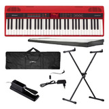 Piano Digital Roland Go61k Keys Bluetooh 61 Teclas + Kit