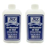 2 Abrillantador De Vinil Plastico Y Piel Liquido 500ml