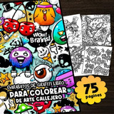 Garabatos De Grafiti Libro Para Colorear De Arte Callejero: