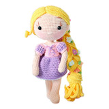 Muñeca Rapunzel Enredados De Disney En Crochet 26 Cm